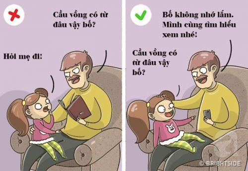 con trẻ dang lớn cha mẹ cần khéo léo trong việc dạy con 