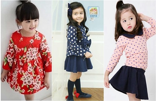 Xu hướng thời trang tết cho bé gái
