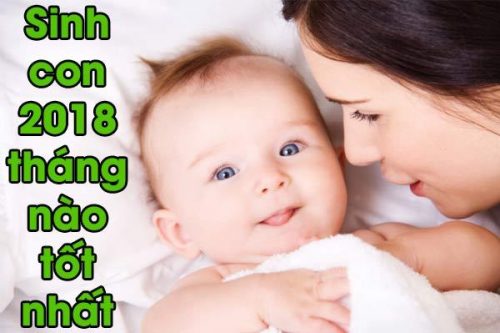 Sinh con tháng nào trong năm Mậu Tuất tốt nhất