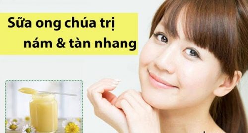 Sữa ong chúa giúp trị nám và tàn nhang ở phụ nữ sau sinh