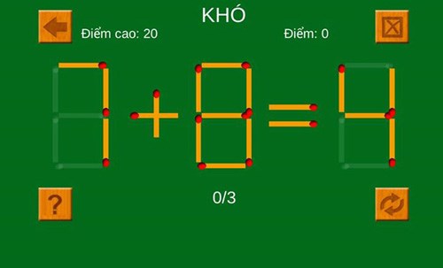 Game Puzzles With Matches giúp trẻ phát triển khả năng tư duy