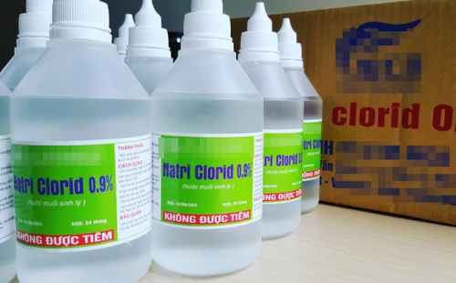Công dụng của nước muối sinh lý